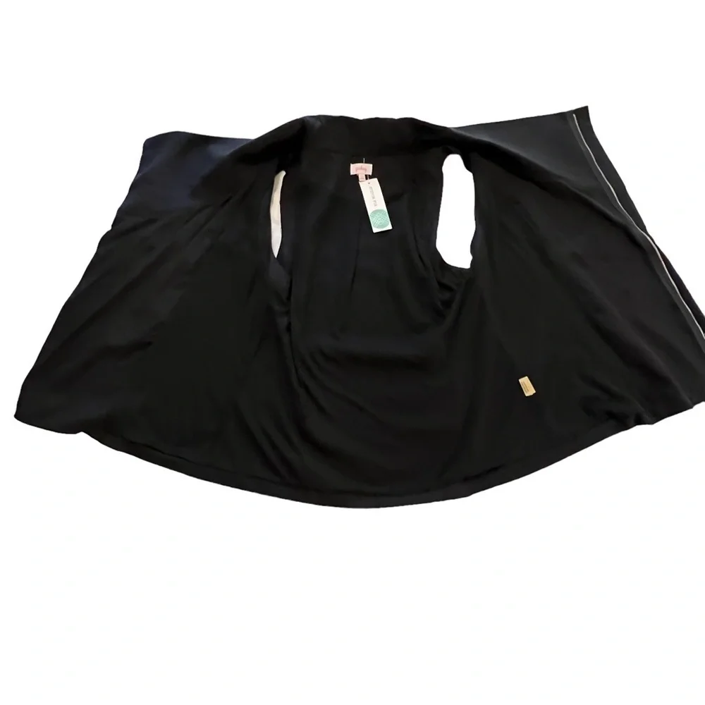 Stitch Fix Pixley Malynn Soft Moto Vest for Asymmetrical Zip Front M Black - Picture 15 of 16